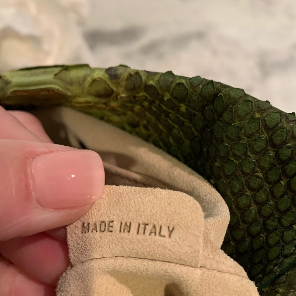 Donna Karen Python Handbag - image 2